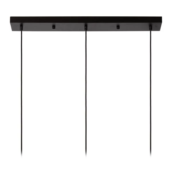 Lucide FILOX - Pendant light - 3xE27 - Black - detail 3